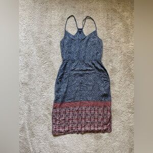 Patagonia Lost Wildflower Dress – Blue/Red - M